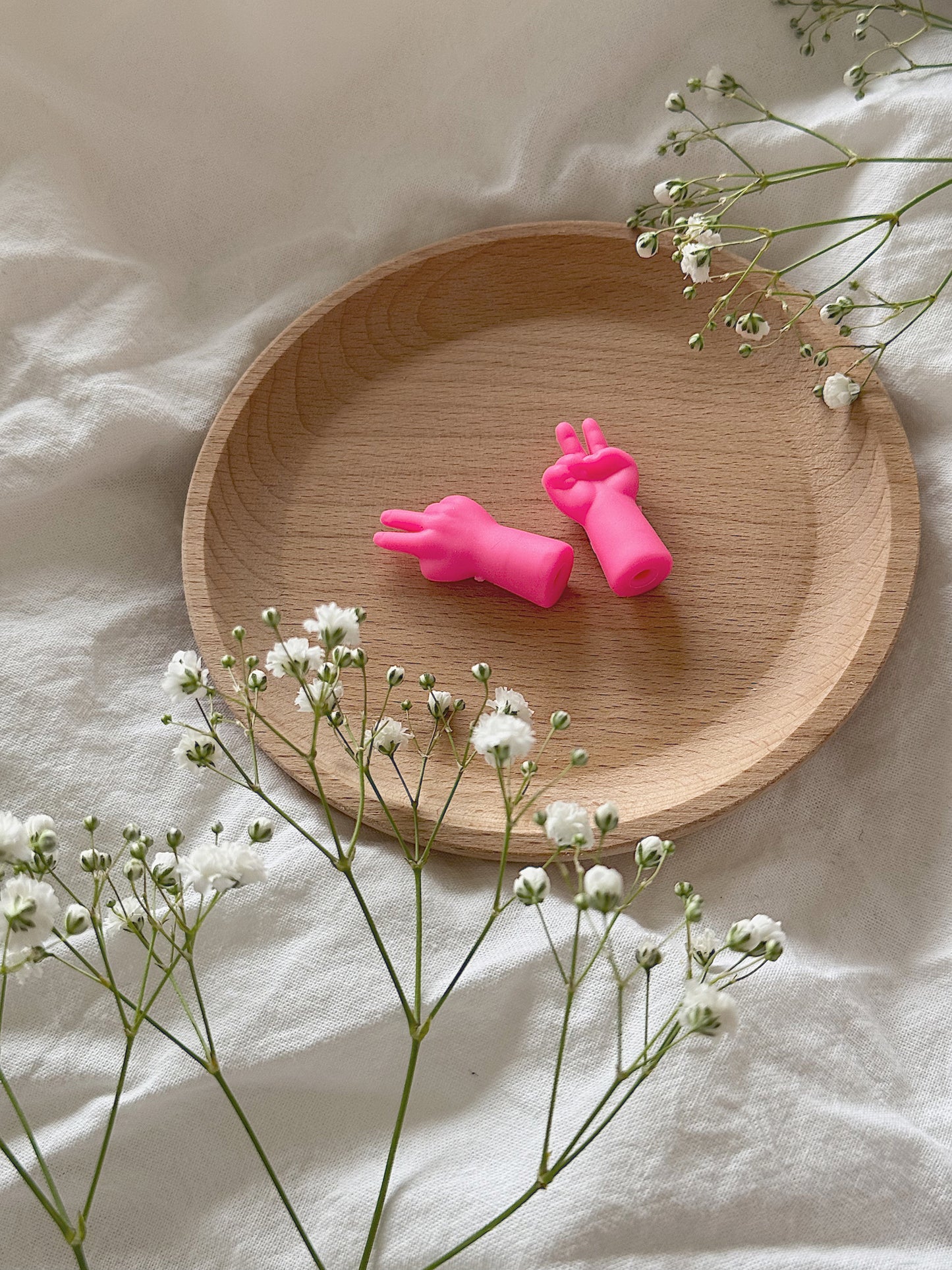 Maskestoppere - Peace rosa