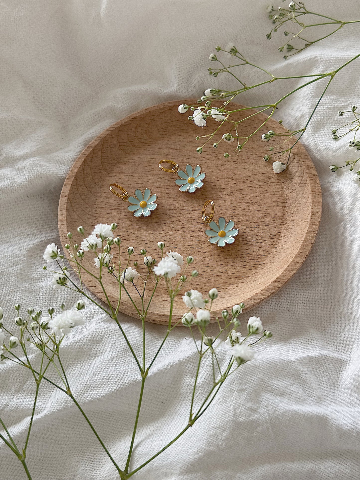 #66 Maskemarkør - Blå blomst