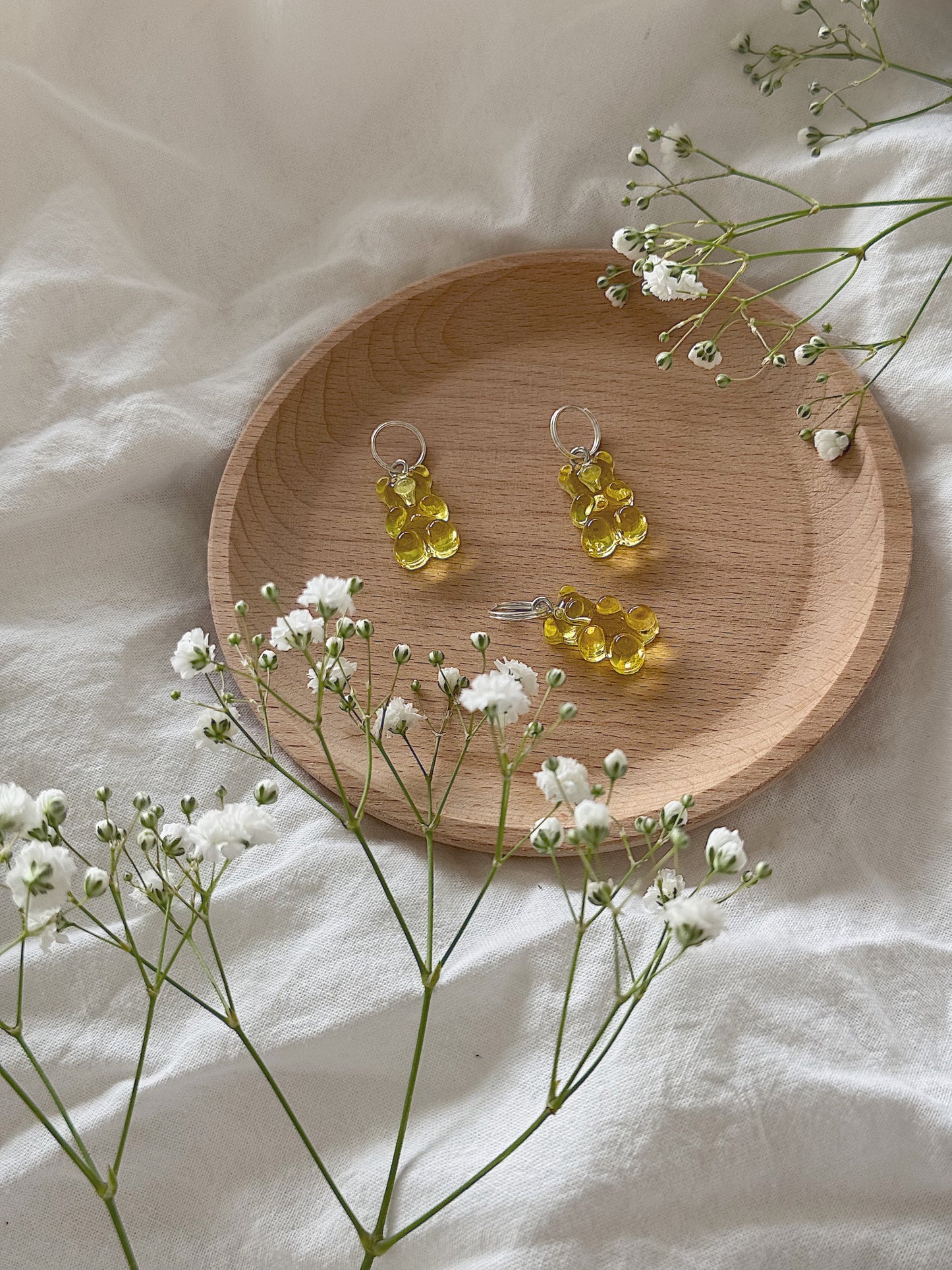 #147 Maskemarkør - Gul gummibjørn