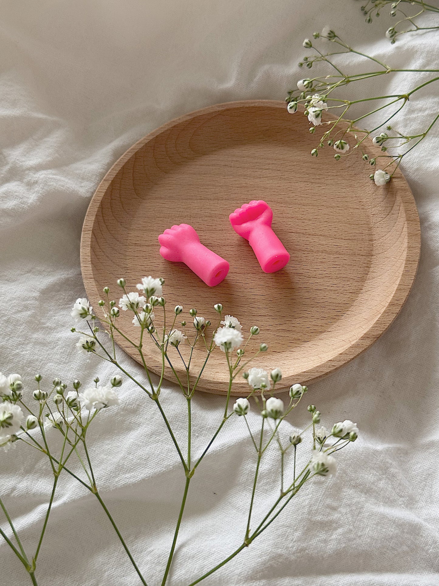 Maskestoppere - Knytteneve rosa