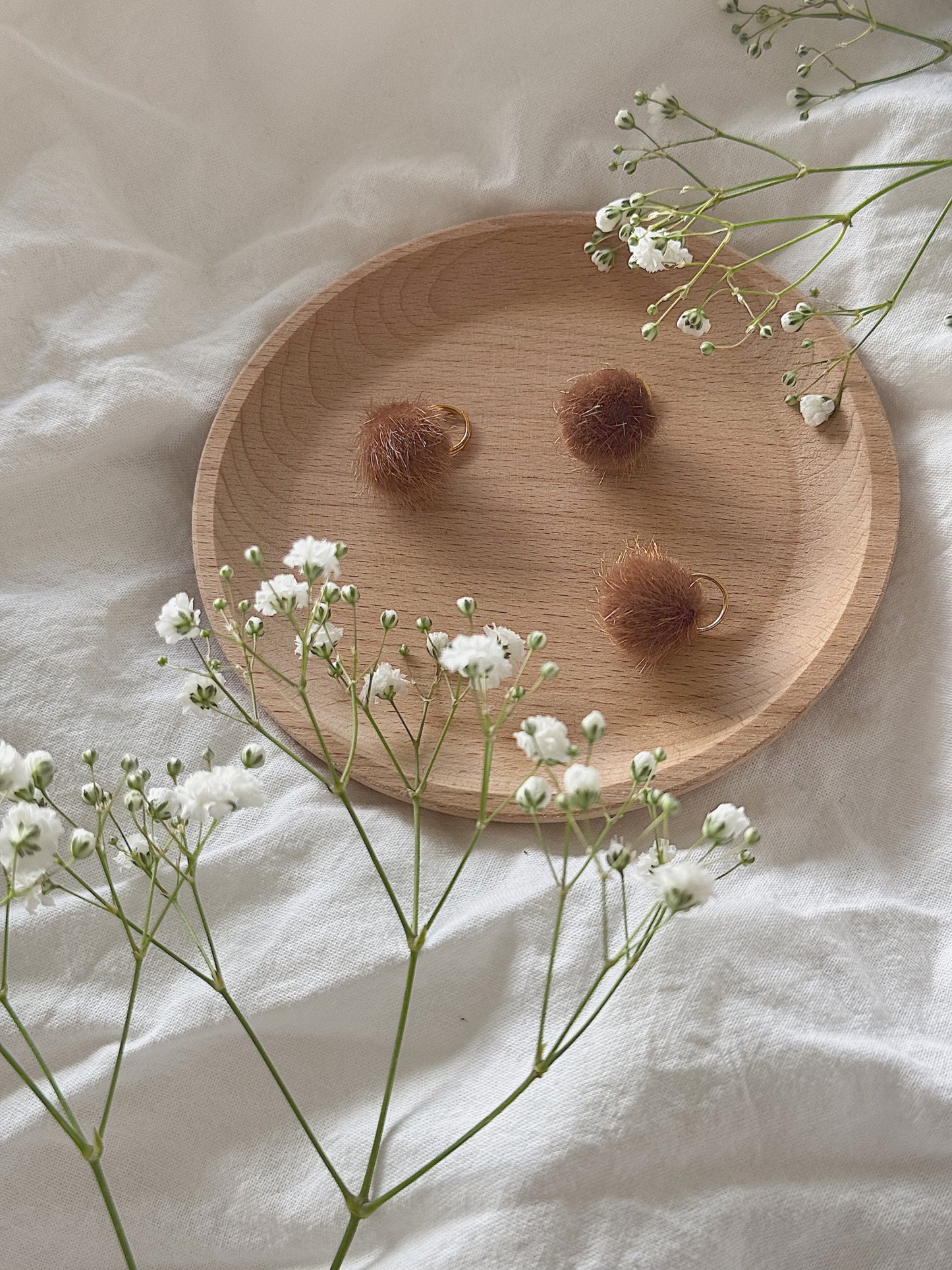 #217 Maskemarkør - Brun pelsdusk