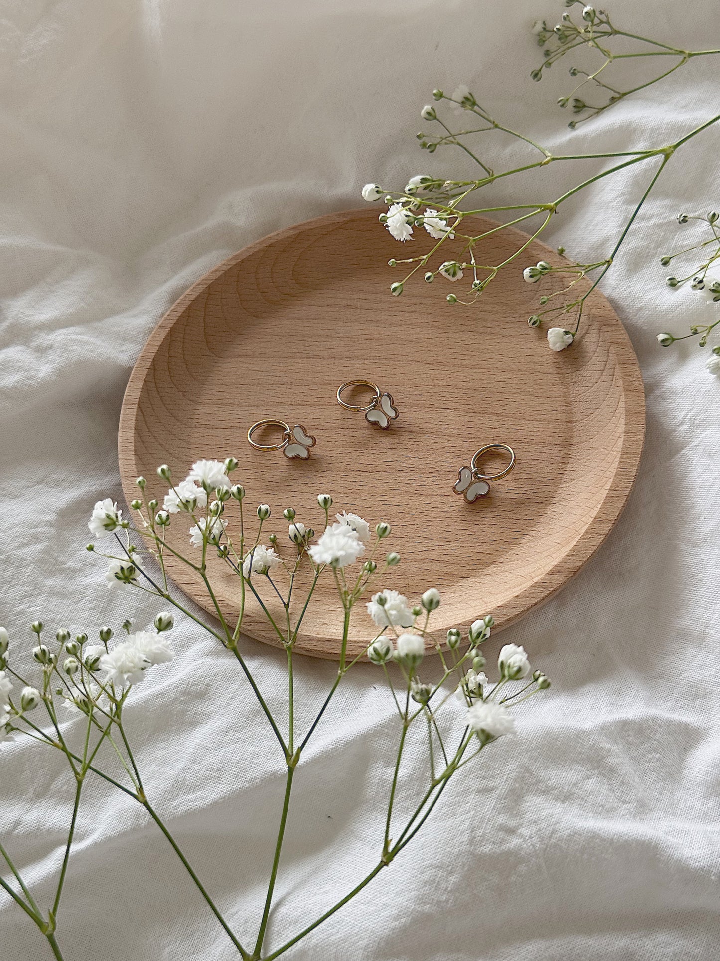 #39 Maskemarkør - Hvit sommerfugl