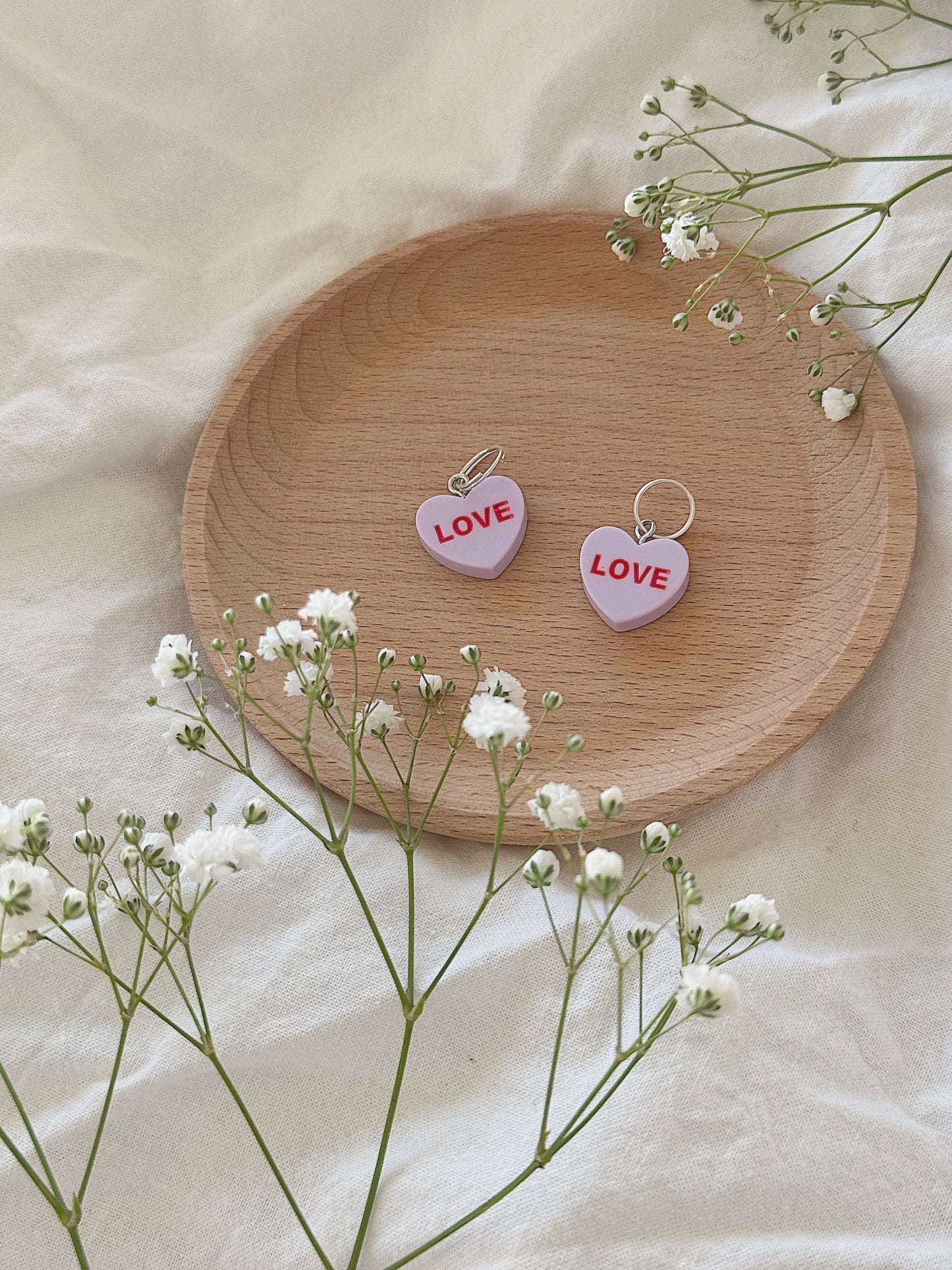 #354 Maskemarkør - Love heart