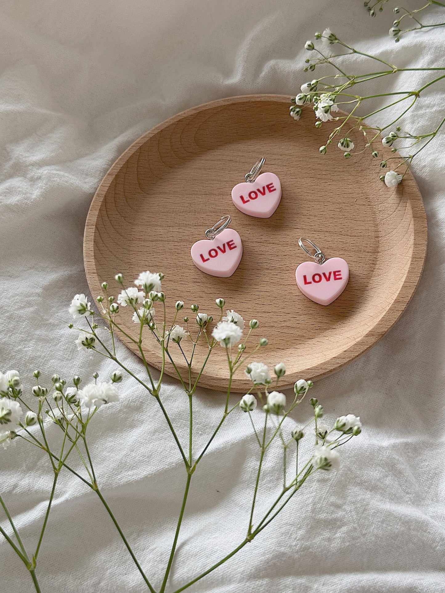 #358 Maskemarkør - Love heart