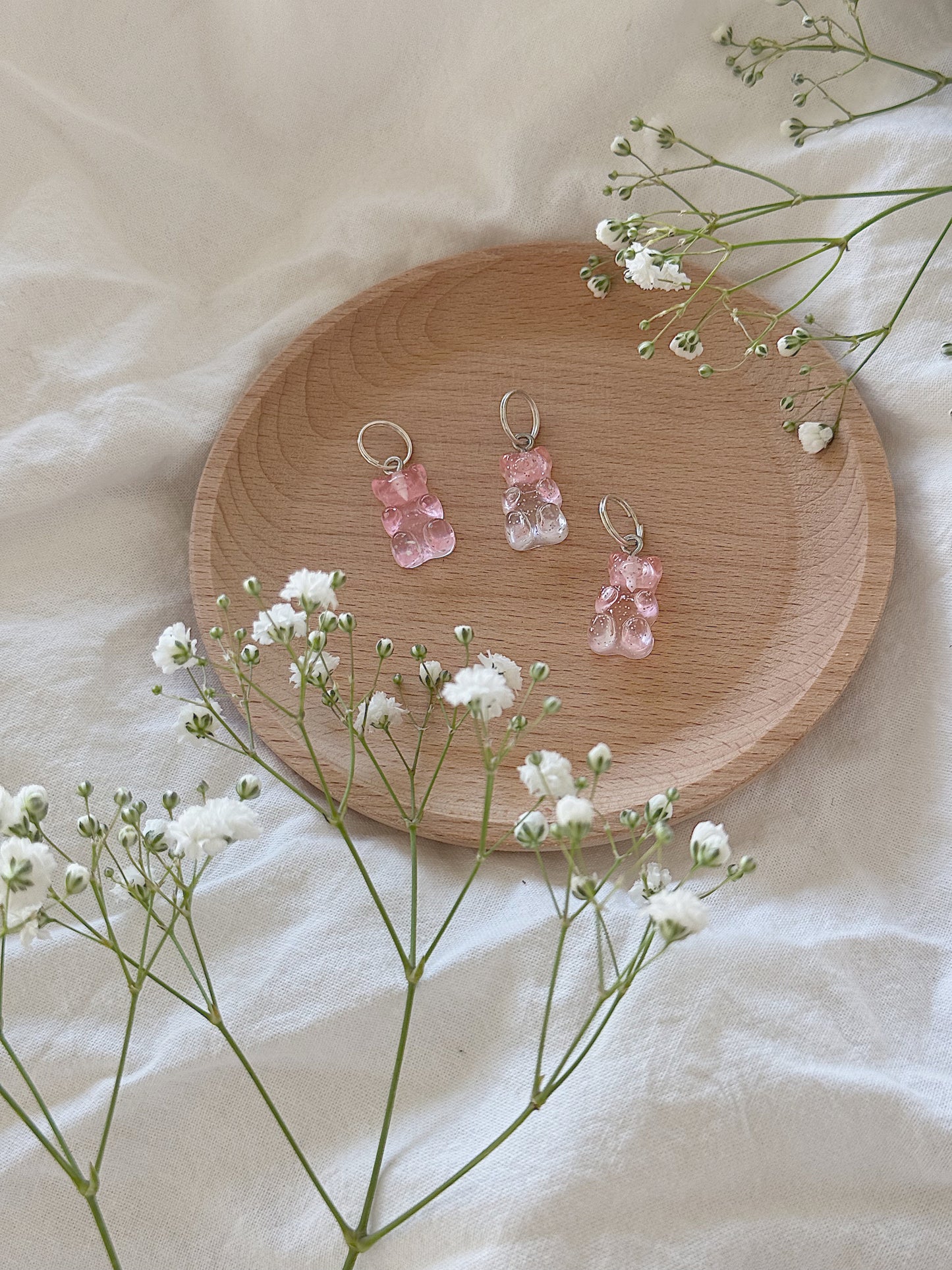 #135 Maskemarkør - Rosa gummibjørn