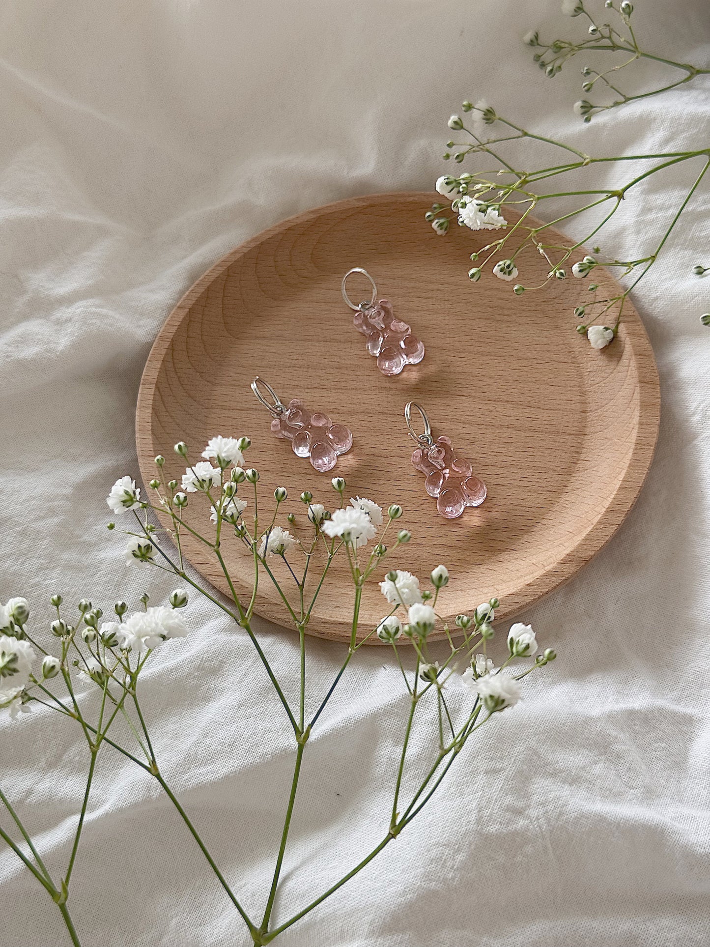 #145 Maskemarkør - Lys rosa gummibjørn