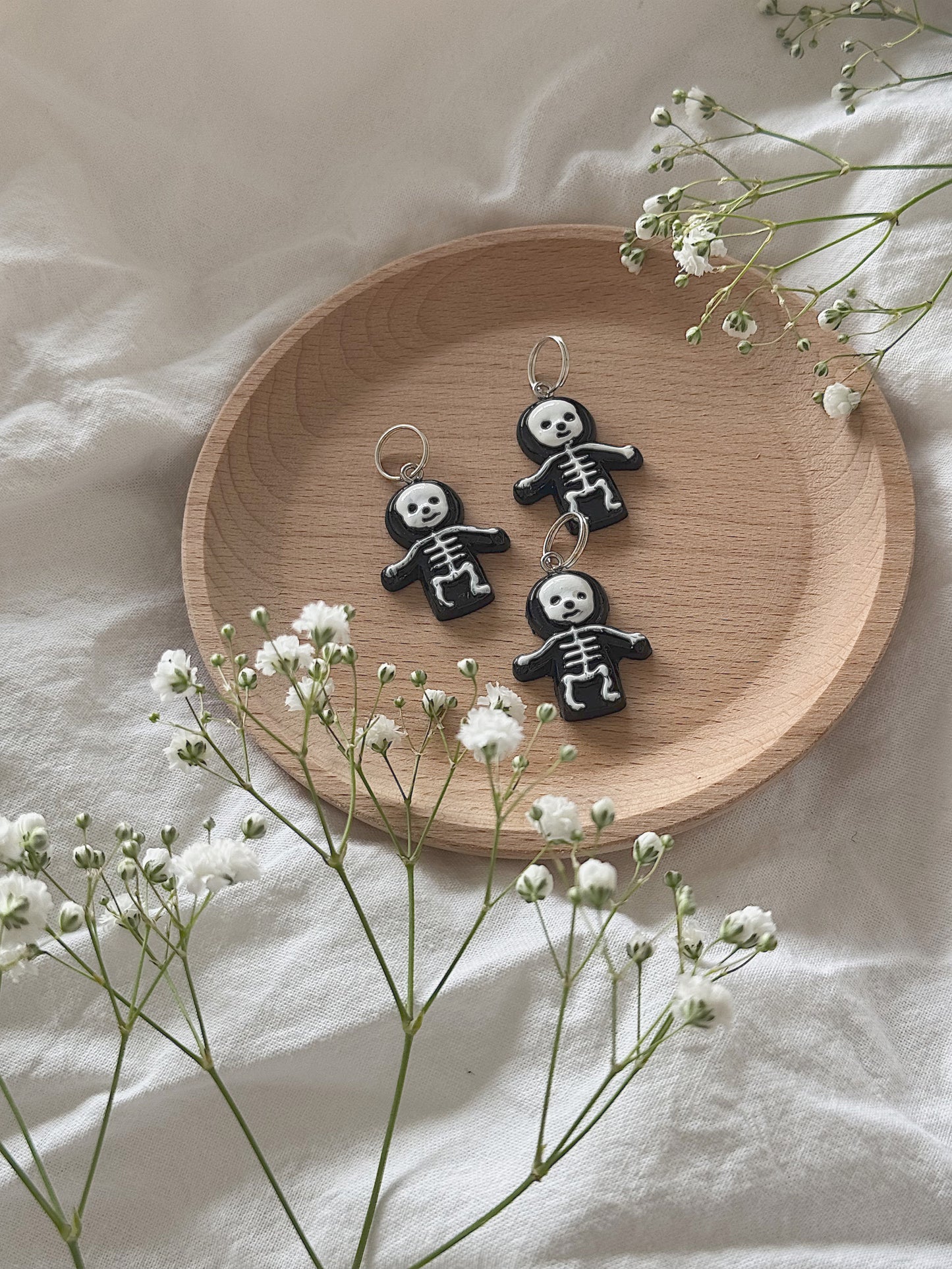 #339 Maskemarkør - Halloween skjelett