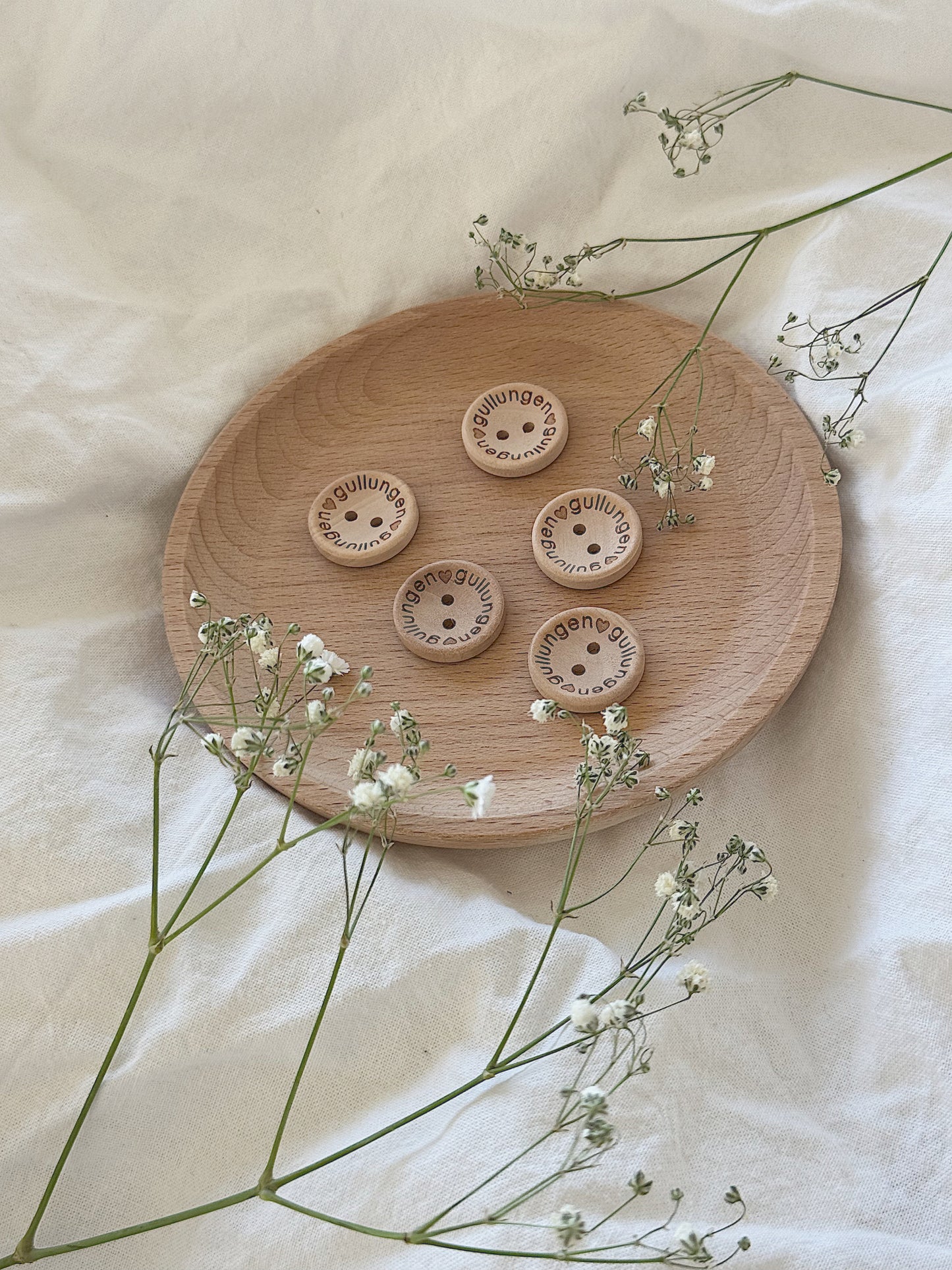 Knapper gullungen 20mm