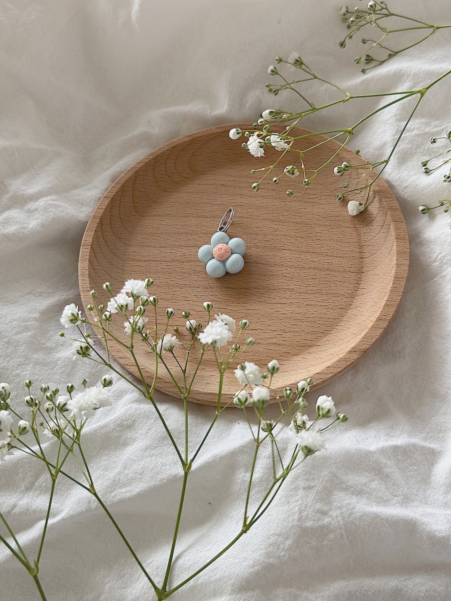 #61 Maskemarkør - Blå blomst