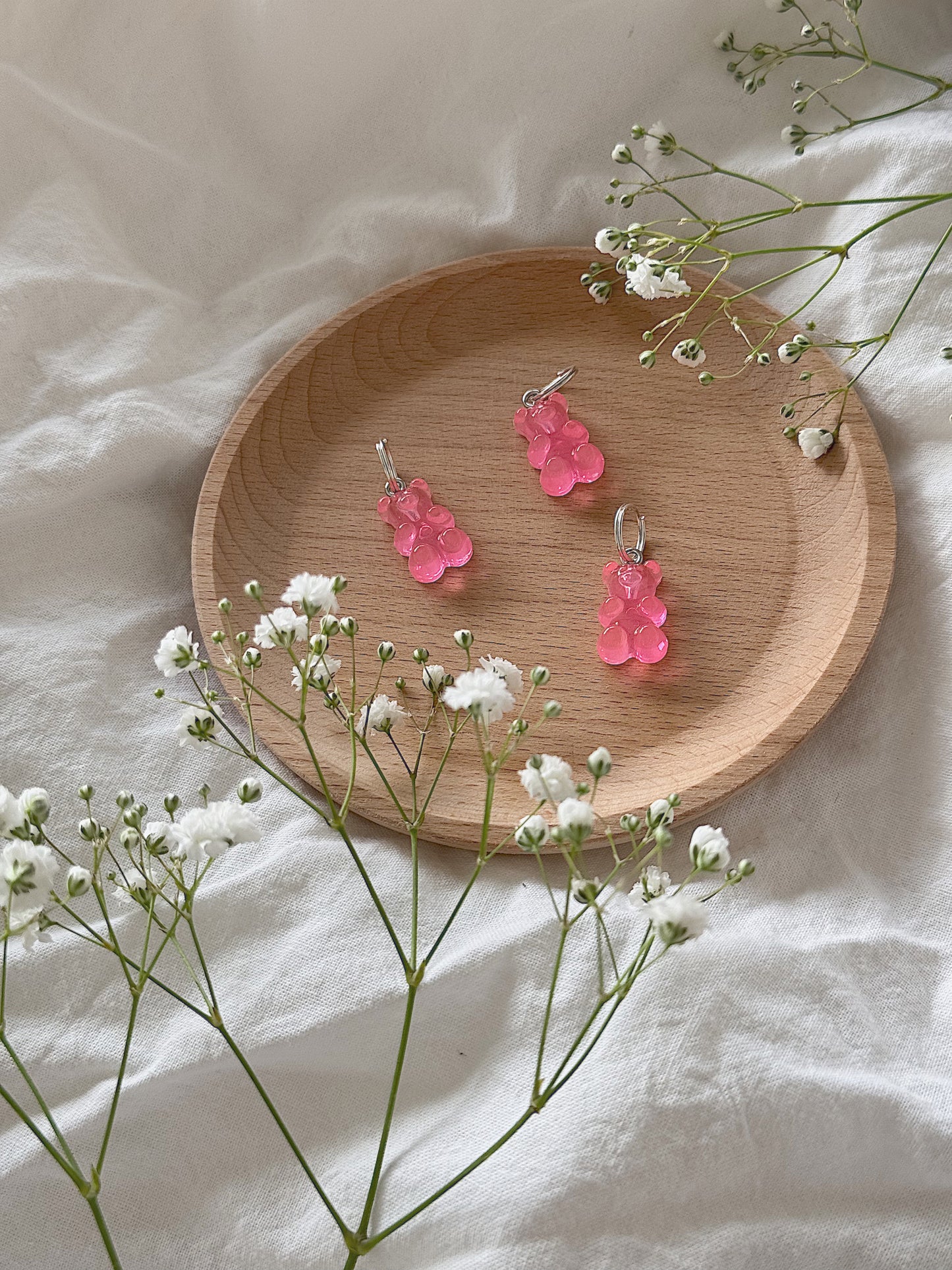 #151 Maskemarkør - Rosa gummibjørn